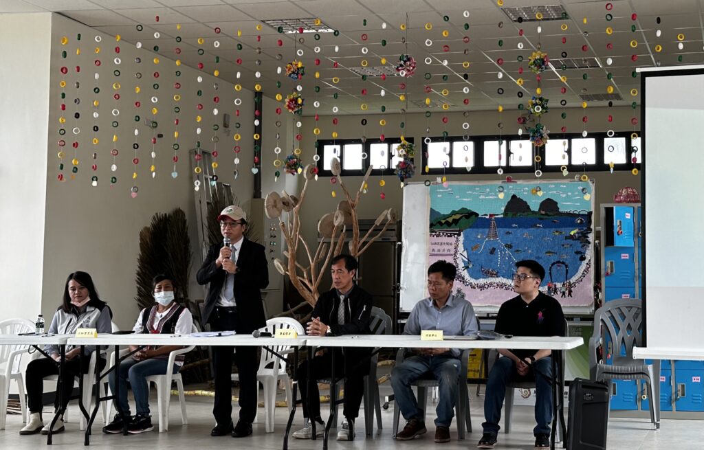 4月6日滿地富遊樂區開發商派代表至台東縣三仙里舉辦地方說明會
